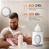 NONE Scaldabiberon e Sterilizzatore Multifunzione, Riscaldatore per Latte Materno con Controllo Preciso della Temperatura