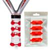 NONE Anelli per Migliorare la Presa della Racchetta da Tennis, 4 Colori, Aumentano l'Attrito e Riducono le Vibrazioni, Materiale in Silicone, Confezione da 4, Accessori per Padel G