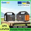 Gaiaray Stazione di Alimentazione Portatile 100W 200W 500W, Generatore Solare 220V, Batteria LiFePO4, Stazione di Alimentazione d'Emergenza per Campeggio, Viaggi, Camper