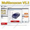 NONE Nuovissimo Multiecuscan V5.3 con Keygen Illimitato Registrato per Scanner OBD2 Fi/at, Multi Ecu Scan compatibile con Strumento Diagnostico ELM327 OBDII