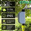 EZAIOT Timer per Irrigazione da Giardino Smart WIFI Tuya, Sistema Automatico di Irrigazione a Goccia con Telecomando, Valvola di Controllo dell'Acqua a Batteria, Controllo Vocale Alexa, Google Home, Yandex