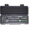 NONE Chiave Dinamometrica Professionale 3/8" 5-60Nm con Bussole Torx Esagonali, Adattatore 1/2 e Chiavi per Candele
