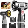 DWiusty Smerigliatrice Angolare Elettrica a Batteria 16.8V, Portatile e Ricaricabile, Macchina per Levigatura e Lucidatura, Utensile Elettrico per Taglio Diamantato con 2 Batterie