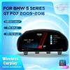 PRELINGCAR Cruscotto Navicluster da 12,3'' per BMW Serie 5 F07 F10 F11 F18 e Serie 6 F06 F12 F13 e Serie 7 F01 F02 F03 BMW X3 F25 X4 F26 X5 F15 X6 F16 Anni 2009-2017 Quadro strumenti digitale con supporto