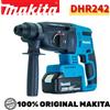 Makita Martello Perforatore Originale Makita DHR242 18V a Bassa Vibrazione 13,5m/s², Funzionamento Confortevole per Lunghe Sessioni di Perforazione