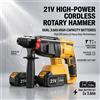 NONE Trapano a percussione elettrico brushless multifunzione rotante senza fili ricaricabile per batteria da 21V - Spedizione rapida