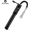 WEST BIKING Mini Pompa Portatile per Bicicletta 130PSI Alta Pressione Doppia Valvola Presta Schrader in Lega di Alluminio CNC Compressore Manuale Compatto per Bici da Montagna e da Strada Accessori
