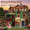barweer Set di Costruzioni Balcone di Romeo e Giulietta da 3800 Pezzi, Kit Modulare Casa Stile Medievale Europeo, Modello Architettonico Storia d'Amore Romantica, Mattoncini da Costruzione, Giocattoli da