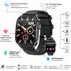 NONE Orologio Intelligente 1.91" Schermo Curvo HD Chiamata Bluetooth IP67 Monitor Cardiaco Ossigeno Sangue 100+ Modalità Sportive Uomo Donna Android iOS