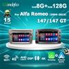 wondefoo Autoradio Android 15 con Schermo da 7 Pollici, Carplay Wireless, 8G128G, per Alfa Romeo 147 GT 2006-2012, Lettore Multimediale, Navigazione GPS, 4G, BT, 2 DIN