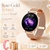 NONE Orologio intelligente 1,39" HD, bracciale rete metallica, chiamate Bluetooth, quadrante personalizzabile, IP67, 178 modalità sportive, monitor salute e sonno, assistente vocale Android/iOS