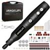 JANGKLIFE Kit Mini Trapano e Utensile Rotante - Set di 197 Accessori con Albero Flessibile, Ricaricabile USB, 5 Velocità per Progetti Fai-da-Te, Artigianato, Multi-Utensile
