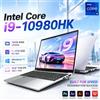 NONE Laptop 15.6 Pollici 2026 con Intel Core I9 10980HK, 16GB RAM, SSD da 512GB/1TB/2TB, Windows 11, Notebook PC per Ufficio, Studio e Gaming