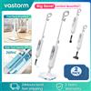 NONE Vastorm F2 Scopa a Vapore Staccabile 6-in-1, Pulitore a Vapore ad Alta Temperatura, Potente Aspirapolvere a Vapore per Cucina, Pavimenti in Legno, Marmo e Tappeti