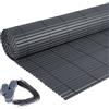 WOLTU Schermo Frangivento Opaco in PVC per Balcone e Giardino, Protezione Visiva per Recinzioni e Tende da Sole, Tenda a Rullo per Esterni
