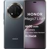 HONOR Magic7 Lite Smartphone 5G Android 14 Dual SIM NFC, 8GB RAM 256GB, 6600 mAh, 6.78 pollici AMOLED Display,Drop/Water/Heat-Resistente,108 MP, esperienza intelligente AI, Titanium Black