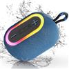 FanFun Altoparlante Bluetooth Portatile Tisco con Audio a 360 Gradi ° Audio stereo, impermeabilità IPX5, 24 ore di riproduzione, accoppiamento TWS, luci RGB e design impermeabile
