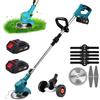 GECOFEER Tagliaerba Elettrico Senza Fili 1800W, Decespugliatore per Giardino, Utensile Elettrico per Prato e Giardino