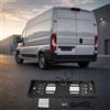 NONE Telecamera per Targa Auto Wireless WiFi, Telecamera Posteriore per Targa Europea, Alta Definizione, Visione Notturna Starlight, Telecamera per Auto