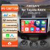AWESAFE Autoradio Android da 9 pollici per Toyota RAV4 RAV 4 2005-2013, CarPlay e Android Auto wireless, Navigazione GPS, Supporto multimediale, Controllo al volante, Amplificatore subwoofer,