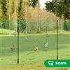 WOLTU Recinzione Mobile WOLTU in Materiale PE, Barriera per Giardinaggio, Campeggio all'Aperto, Rete a Maglia Stretta per Pollame, Cani e Conigli