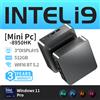NONE Mini PC da Gaming Intel Core I9 8950HK/i3 6100U 16GB DDR4 1/2TB SSD PC Windows 11 Grafica UHD PC Tascabile 4K HD Mini PC Desktop da Gaming
