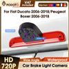 podofo Kit Telecamera di Retromarcia Podofo con Doppia Lente e Luce Freno per Fiat Ducato 2006-2018/Peugeot Boxer 2006-2018