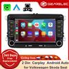 gearelec Autoradio Android 2 Din di GEARELEC, lettore multimediale con GPS, WiFi e CarPlay per Volkswagen, Skoda Octavia, Golf 5/6, Touran, Passat, Polo e Jetta