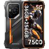 OSCAL PILOT 3 Smartphone Robusto [Senza Caricatore EU] Android 15 36GB (12+24) + 256GB 6.78" 7500mAh 120Hz 33W 50MP+32MP+20MP NFC