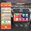 AWESAFE Radio Android da 9 pollici per SUZUKI Splash Ritz 2004-2010 per Opel Agila 2008-2012 CarPlay wireless e Android Auto Navigazione GPS Supporto multimediale Controllo del volante Amplificatore
