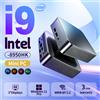 NONE Mini Computer 2026 4K HD Intel Core I9 8950HK 16GB DDR4 1/2TB SSD PC Windows 11 UHD Graphics Pocket PC 4K HD Mini Gaming PC Desktop