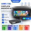 AUTOABC Adattatore Multimediale Wireless Apple CarPlay & Android Auto per BMW X5 E70 F15 X6 E71 F16 X1 E84 F48 con Sistema CIC NBT, Supporto GPS, Bluetooth, MirrorLink, Modulo Decoder.