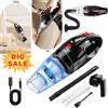 DayPlus Aspirapolvere portatile senza fili, aspirapolvere portatile per auto con forte aspirazione, filtro HEPA e luce LED - Mini aspirapolvere ricaricabile per casa, auto, ufficio