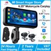Autoradio da 6.25'' per Moto con Carplay, Navigazione GPS, Carplay Wireless, Android Auto, Chiamate BT, Controllo Clicker, Doppio Bluetooth, Touchscreen per Moto