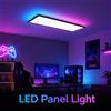 Oraymin Plafoniera LED ultrasottile da 120 cm in un unico pacchetto con memoria CCT e RGB, telecomando a infrarossi, modalità luce notturna e funzione timer per camera da letto, soggiorno, scrivania e garage