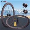 CSC Ruote in carbonio per bici da strada 700C con mozzo Center Lock a trazione dritta e cerchio interno largo 23mm, freno a disco, per bici gravel, con gancio