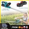 Warmom Tagliasiepi a batteria da 2000W ad alta potenza, tosaerba, potatore per erba, attrezzi da potatura per giardino, 7200 giri/min, lama doppia da 510mm per batteria Makita 21V