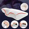 NONE Cuscino Cervicale in Memory Foam, 1 Pezzo, Cuscino Ortopedico Ergonomico per Dolori al Collo, Cuscino Sagomato di Supporto, Cuscino per il Collo