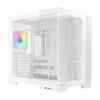 Noua Vision ZH900 | Case PC Gaming ATX Mid Tower | Ventola PWM ARGB | Struttura Doppia Camera | Supporto Raffreddamento Liquido 360 mm | Compatibile Back-Connect MB, Bianco