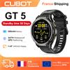 Cubot GT 5 Smart Watch Display AMOLED da 1,43 pollici Impermeabile 5ATM Posizionamento GPS Monitoraggio della frequenza cardiaca Monitoraggio dell'ossigeno nel sangue Batteria da 500 mAh Fino a 30