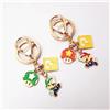 Bandai Portachiavi Cartoon Super Mario Bros, Accessorio Creativo per Coppie, Decorazione per Borse Bambini, Ciondolo per Auto