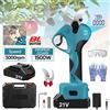 TKKEACE Forbici Elettriche Senza Spazzole da 40mm per Potatura, Cesoie a Batteria per Rami di Alberi da Frutto, Utensile Elettrico Compatibile con Batteria Makita 18V