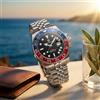 PAGANI DESIGN Nuovo Orologio Automatico Meccanico di Lusso PAGANI DESIGN 2026 da Immersione GMT Pepsi per Uomo, Lunetta Rossa Blu, Impermeabile 100M, Luminoso, Bracciale Jubilee in Acciaio Inossidabile, Business
