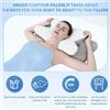 NONE Cuscino per il Collo a Memoria di Forma Butterfly Sleep, Cuscino Ortopedico Cervicale in Memory Foam a Lento Ritorno, Comodo per il Sonno e il Massaggio del Collo