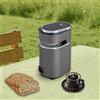 NONE Macchina da caffè espresso portatile mini da 600W, estrazione a pressione 9 bar, serbatoio acqua da 150ml, temperatura regolabile, macchina da caffè elettrica, design pieghevole per viaggi, ufficio,
