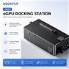NONE AOOSTAR AG03 Dock GPU USB4 V2.0 Thunderbolt 5 80Gbps con Alimentazione Integrata 800W e Ricarica Inversa 140W per Laptop