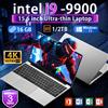 NONE Nuovo Laptop Intel Core I9 9900 per Gaming, 15.6'', Windows 11, 16GB RAM, 1TB/2TB SSD, Sblocco con Impronta Digitale, Tastiera Retroilluminata, PC per Ufficio e Tempo Libero