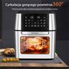 sinaopus Friggitrice ad Aria Sinaopus Senza Olio 12L, Mini Forno Multifunzione Intelligente con Finestra di Visualizzazione, Pannello Touch LED, Cottura e Grigliatura Senza Olio