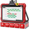 KINGBOLEN K10 Elite Strumento Diagnostico con Schermo da 10 Pollici, Scanner OBD2 per Tutti i Sistemi, Grafico Topologico, 40+ Funzioni di Reset, ADAS, DoIP e CAN-FD, FCA SGW