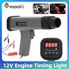 NONE Pistola per la regolazione della fasatura motore Podofo 12V, per auto e moto, tester inductive per la fasatura del motore a benzina